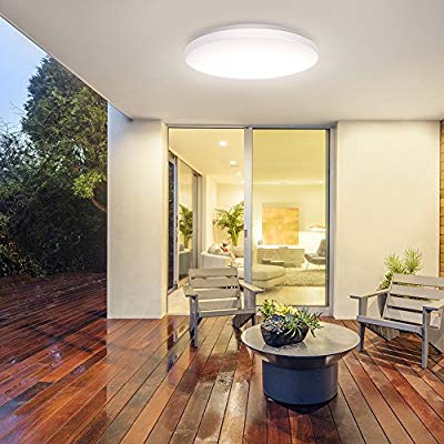 20W LED Deckenleuchte, IP54, 1800LM 6000-6500K, natureweiss, Energieklasse A+ 