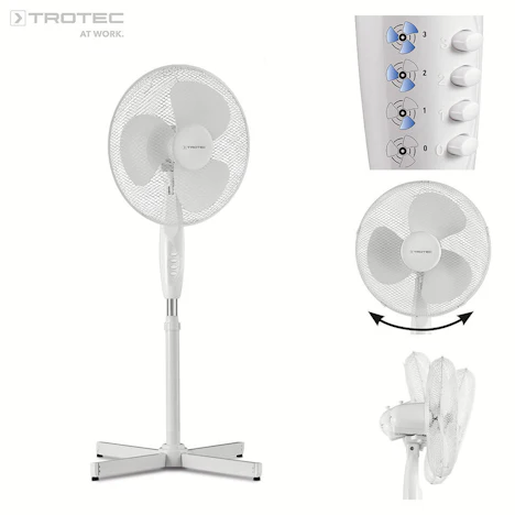 Standventilator TROTEC TVE 16 für 18,99 EUR inkl. Versand