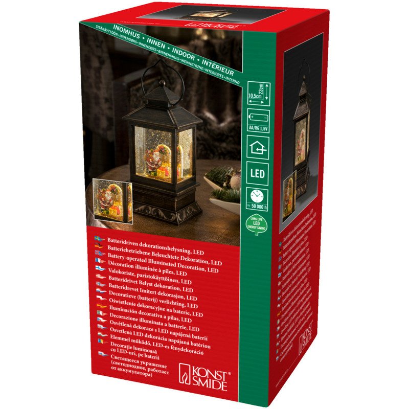 Konstsmide LED Schneelaterne bronze warmweiß (2800-000) 18% reduziert