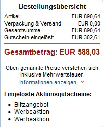 Amazon Blitzangebote - Kingston HyperX SH103S3 für 99€ und mehr (Update 2)