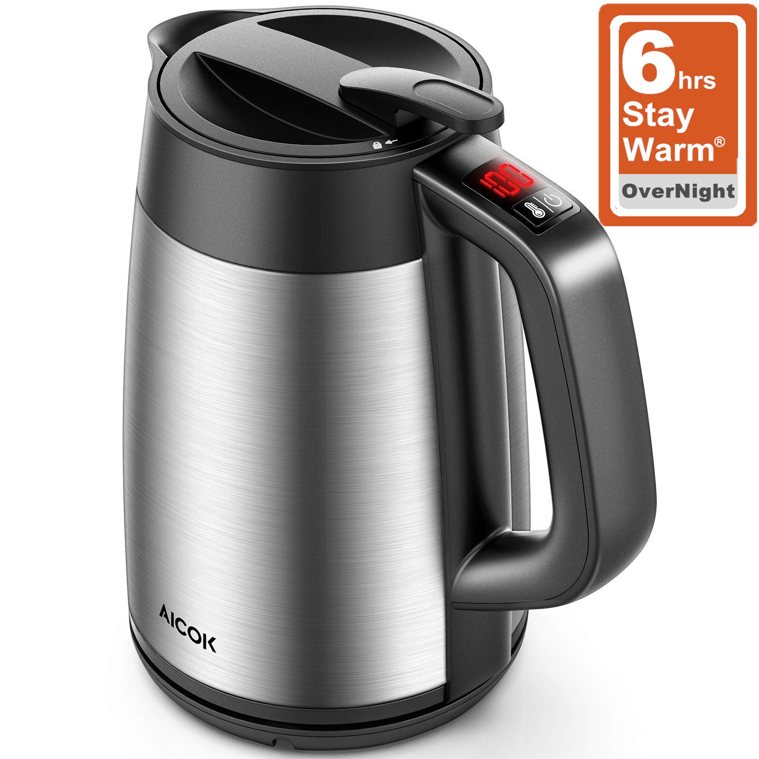 Wasserkocher mit Präziser Temperaturregelung, 2200W, 1.7L