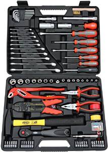 Famex Universal-Werkzeugkoffer, 168-teilig, 144-FX-48 für 80€