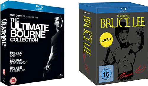 Blu-rays: The Ultimate Bourne Collection für 10,28€ und die Bruce Lee Collection für 19,99€
