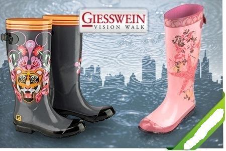 Giesswein 87% Rabatt auf die Gummistiefel Serie "M-TV" . Mit Guscheincode und Versand für 14,40€