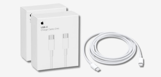 2x Apple USB-C Kabel für 26€ - bis 240W Leistung, 2m
