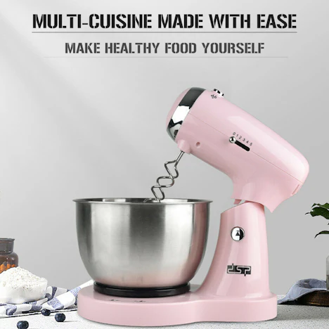 3.2L Handrührgerät Edelstahl Rührschüssel Hand Mixer Küchenmaschine