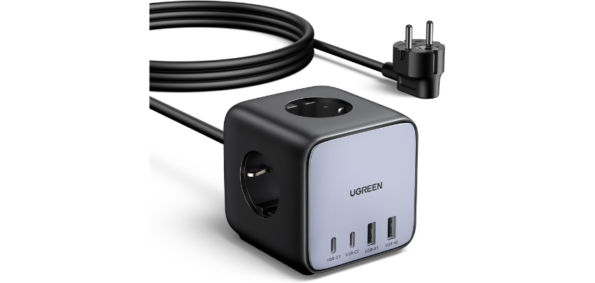Ugreen Diginest Würfel für 56€ - mit Steckdosen, USB-C &amp; USB-A, 65W