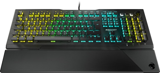 Roccat Vulcan Pro für 88€ - mechanische RGB-Tastatur mit optischen Switches und Handballenauflage