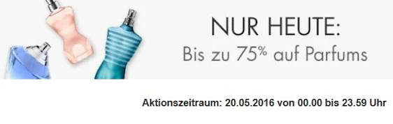 Bis zu 75% Rabatt auf Parfums (UVP) bei Amazon - z.B. Emporio Armani Lui/Il/He Eau de Toilette (100 ml) für 39€