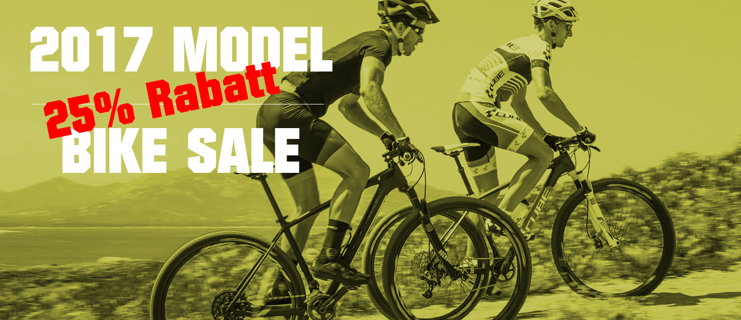 Bis zu 25% Rabatt auf Lagerware für 2017er Modelle bei marcobike.