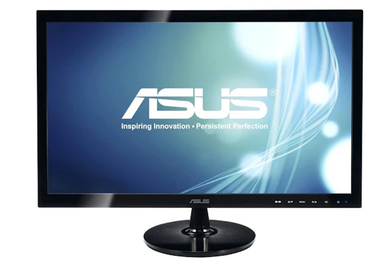 Asus VS248H - 24" LED Monitor (VGA, DVI-D, HDMI, 2ms Reaktionszeit) schwarz für 124€