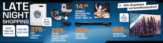 Saturn Late Night Shopping - GoPro Hero 3+ Silver Bundle für 289€ *UPDATE*