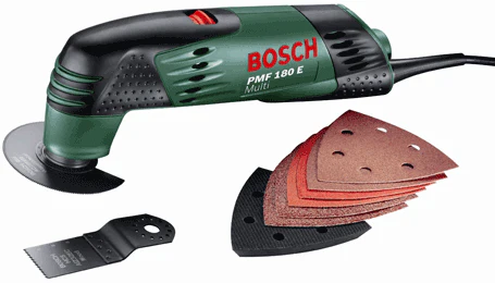 Bosch PMF 180 E für ~64€ - Multifunktionswerkzeug zum Sägen, Schleifen, Fräsen, etc.