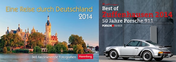 Viele Kalender für 2014 um bis zu 45% reduziert