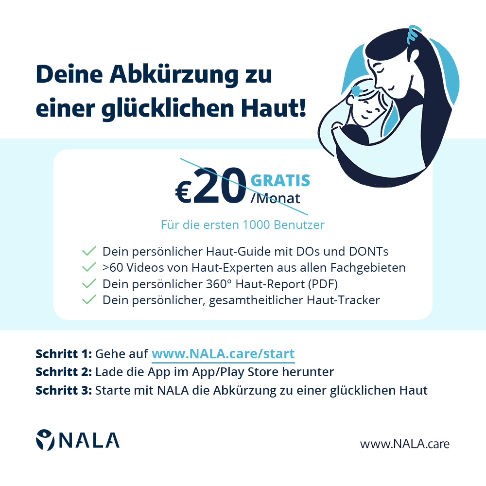 Kostenlose Neurodermitis-App ("Abkürzung zu einer glücklichen Haut")