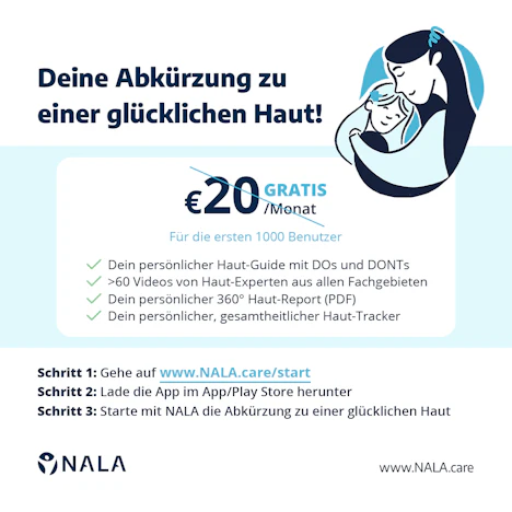 Kostenlose Neurodermitis-App ("Abkürzung zu einer glücklichen Haut")