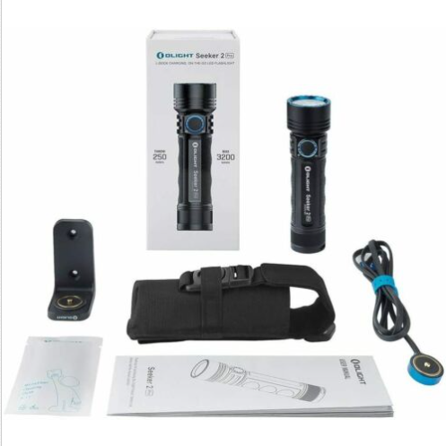 OLight Seeker 2 Pro LED Taschenlampe akkubetrieben (3200lm,198g) 117,57€