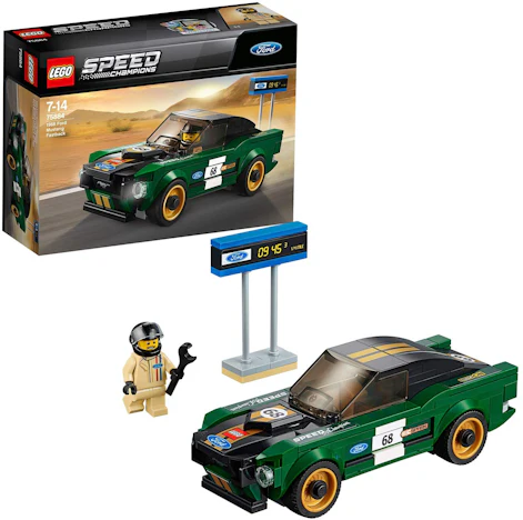 Amazon Prime - LEGO Speed Champions 1968 Ford Mustang Fastback 75884 Konstruktionsspielzeug