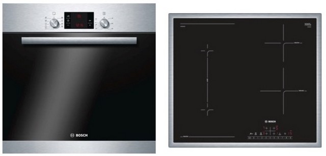 Bosch HBD31PC51 ab 699€ - Backofen-Set mit Induktionsmulde - EEK: A, 66 Liter, Edelstahl/Schwarz