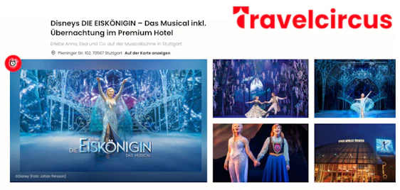 Die Eiskönigin! ❄️ Musical-Ticket + Übernachtung in Stuttgart ab 109€ pro Person