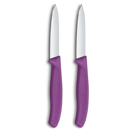 Victorinox Swiss Classic, Schäl- und Gemüsemesser Set, 2teilig in violett für 7,59€(statt 9,90€)