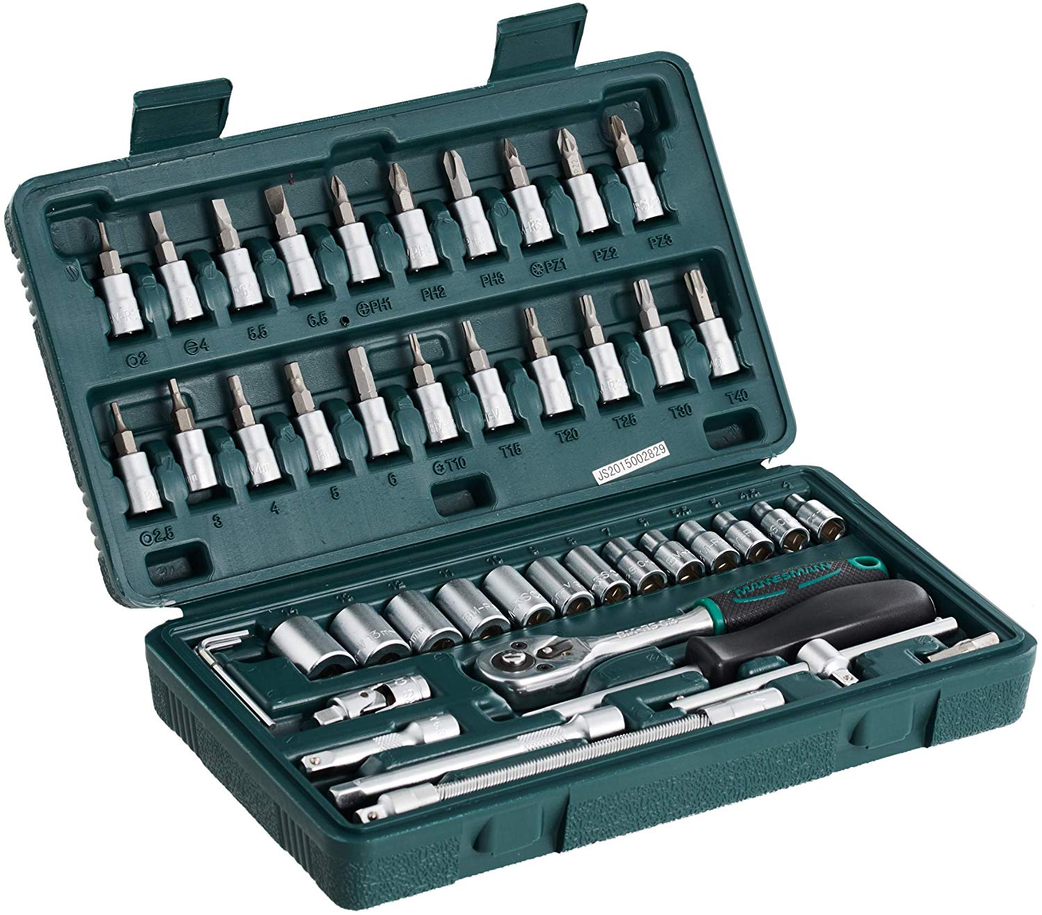 Brüder Mannesmann Werkzeug M 2040 Steckschlüsselsatz 1/4", 46-tlg