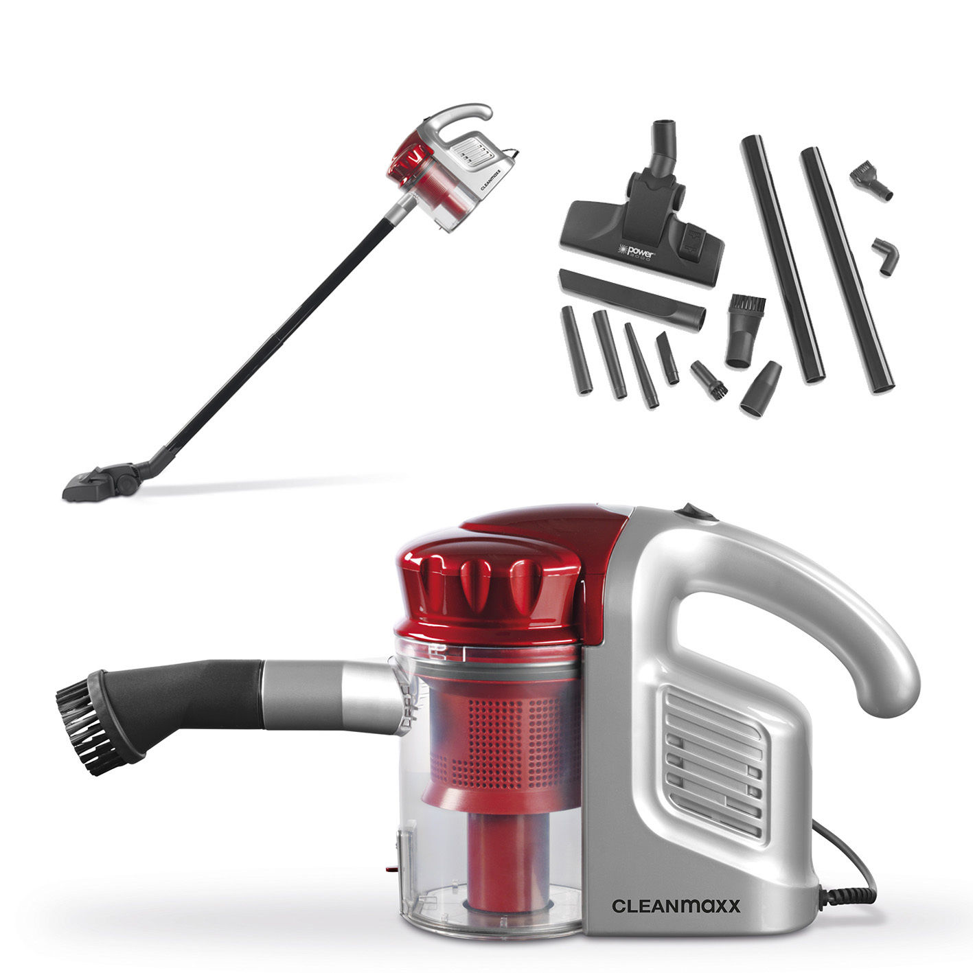 cleanmaxx Zyklon Handstaubsauger Multi Sensation Zyklonsauger beutellos B-Ware