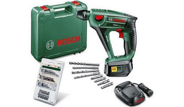 Bosch Uneo Maxx Akku Bohrhammer für 103€ - 18 V, 1,5 Ah, mit Koffer + 19tlg. Zubehör *UPDATE2*