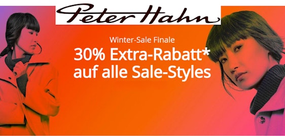 Mega! 30% Rabatt auf bereits Reduziertes bei Peter Hahn | Jetzt sichern!