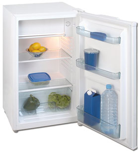 Exquisit KS 116-4 A+ Top Weiß Kühlschrank für 130€ - kleiner 90L Kühlschrank mit Gefrierfach