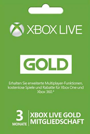 3 Monate Xbox Live Gold für 13,99 €