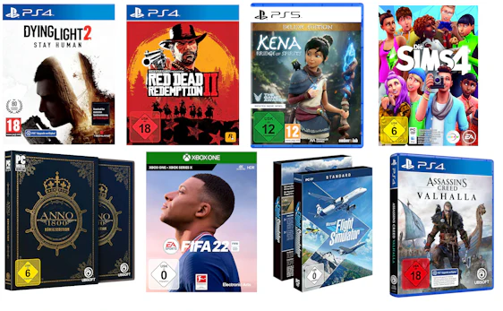 3 Games kaufen, 2 bezahlen! Spiele-Aktion bei Amazon - mit Games für Playstation, PC & Xbox