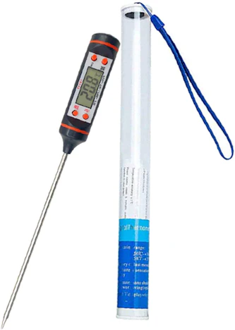Busirde Thermometer Küche Digital Kochthermometer für Braten, Kochen, Grillen,BBQ, Backen