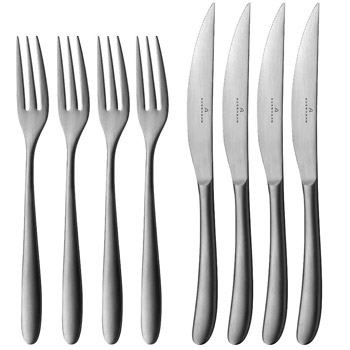 Auerhahn Silk Steakset für 22€ - 8-teiliges Gabel- und Messerset
