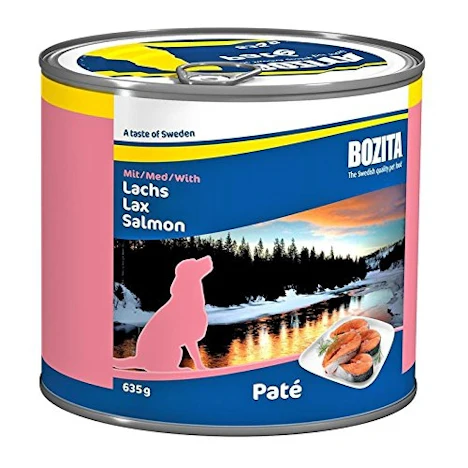 PREISFEHLER: Bozita Hundefutter mit Lachs 12x 635g (7,6 KG) für 2,15 EUR + 3,90 EUR Porto