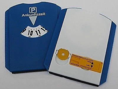Parkscheibe mit Eiskratzer, Einkaufschip und Reifenmesser Profiltiefenmesser für 1,49 EUR inkl. Versand
