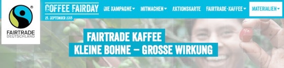 Viele kostenlose Artikel bei Coffee-fairday.de - z.B. 100 kostenlose Kaffeebecher