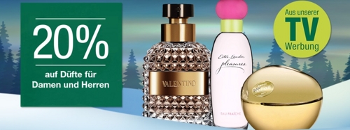 20% Rabatt auf Parfüm bei Galeria Kaufhof