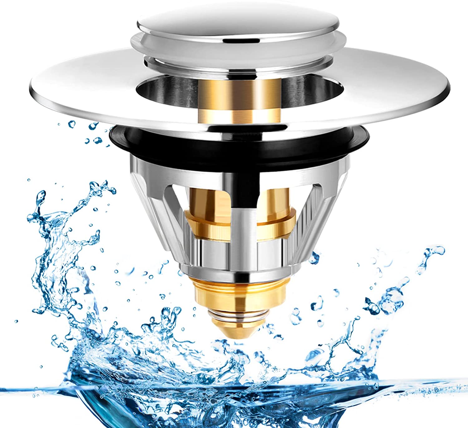 Joytey Universal Ablaufgarnitur für Waschbecken &amp; Waschtisch 