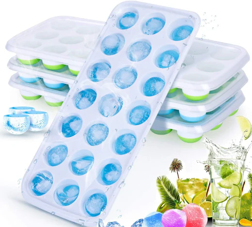 50%off Silikon Eiswürfelform 4 Stück