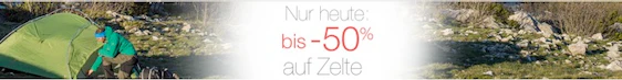 Bis zu 50% Rabatt bei Amazon auf ausgewählte Zelte - nur heute - z.B. High Peak Zelt Nevada, 3 Personen für 53€
