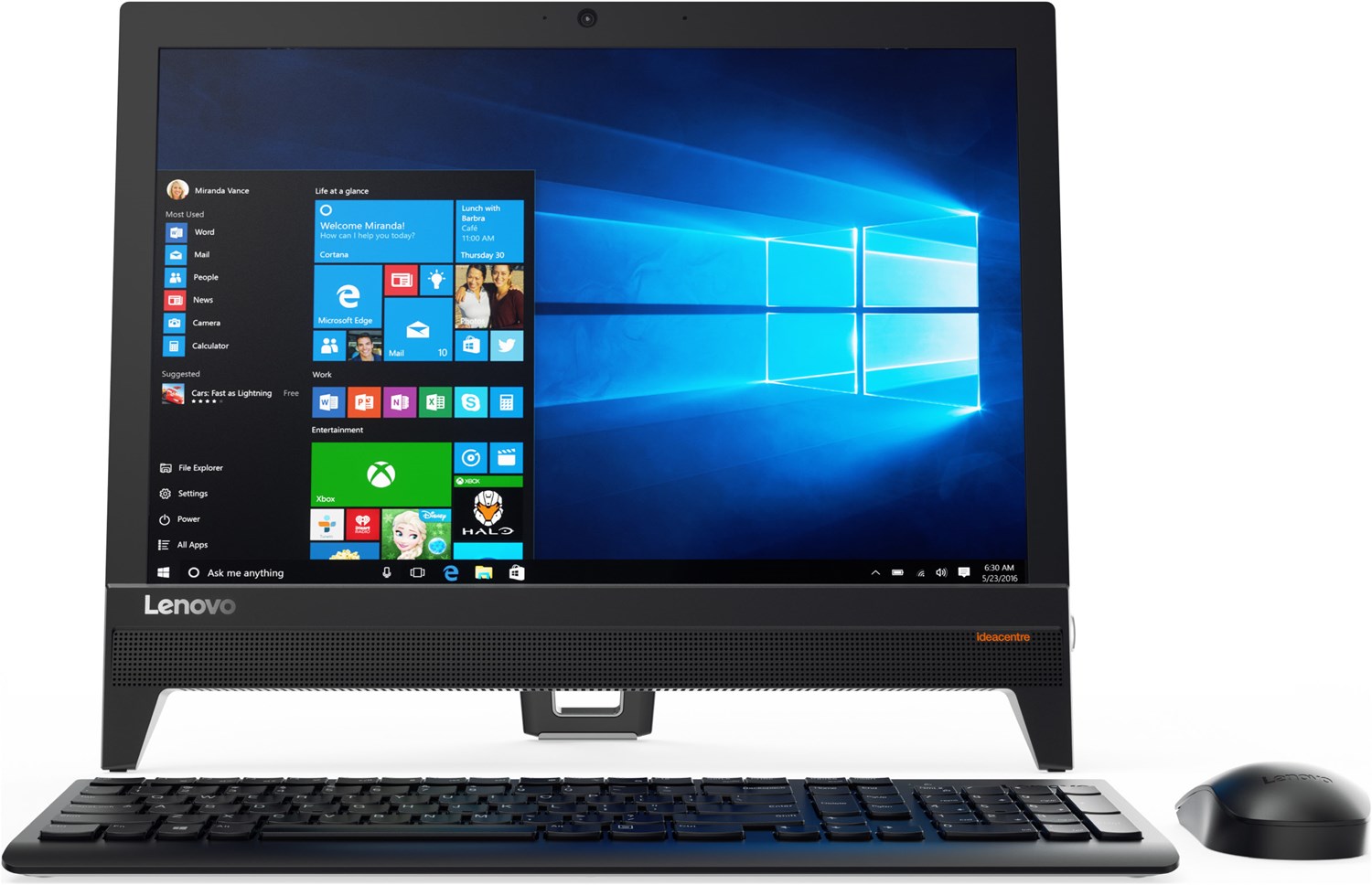 Lenovo IdeaCentre 310-20ASR All-in-One PC E2-9000 4GB 500GB HDD Win 10 für 299 EUR inkl. Versand