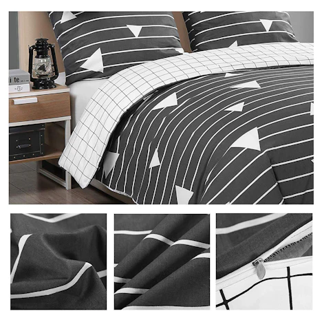 Bettbezug 155x220 cm + Kissenbezug 80x80 cm für 12,47 EUR