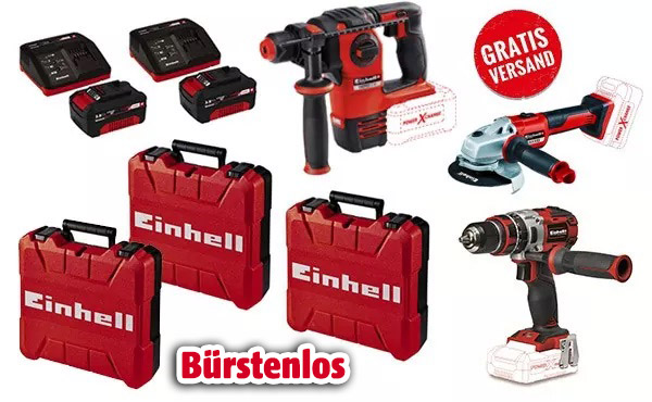 Einhell Brushless Maschinen-SET (Power X Change Akkus)