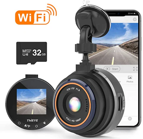 ThiEYE Dashcam WiFi Auto Kamera 1080P