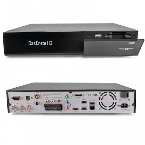 AX TriplexBox Linux E2 Sat-Receiver 2xDVB-S2 ,DVB-C ,DVB-T2 für 138,25 EUR (-34%)