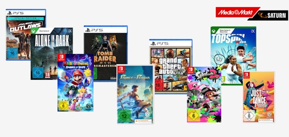 Media Markt Saturn: 3 Games für 49€ - für PS5, PS4, Nintendo Switch, Xbox 🕹️🎮