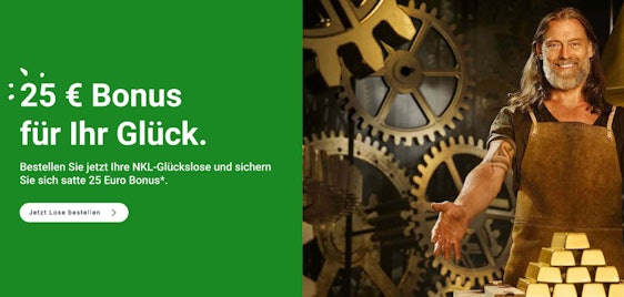 🎟️ NKL-Startbonus: 25€ Extra bei Bestellung der NKL-Glückslose