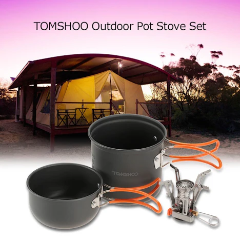 Amazon.de: Camping Kochgeschirr Set für nur 12,74€