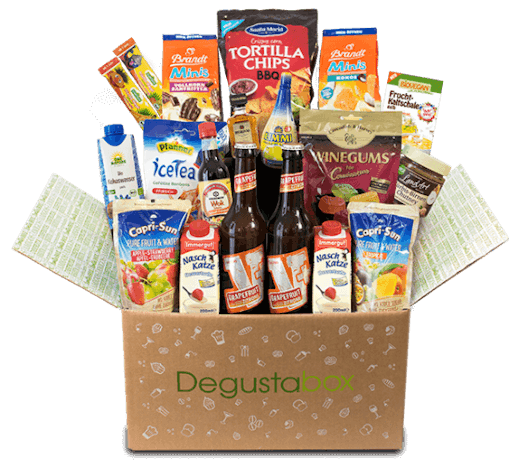 Degustabox + 2 zusätzliche Produkte für 7,99€ inkl. VSK